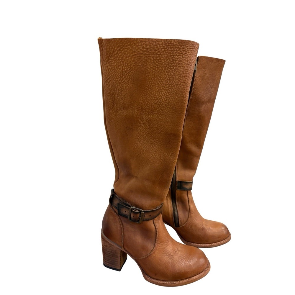 FreeBird Holland Tall Boots Heeled Brown Sz 8 Western Boho Cowgirl - Picture 7 of 13